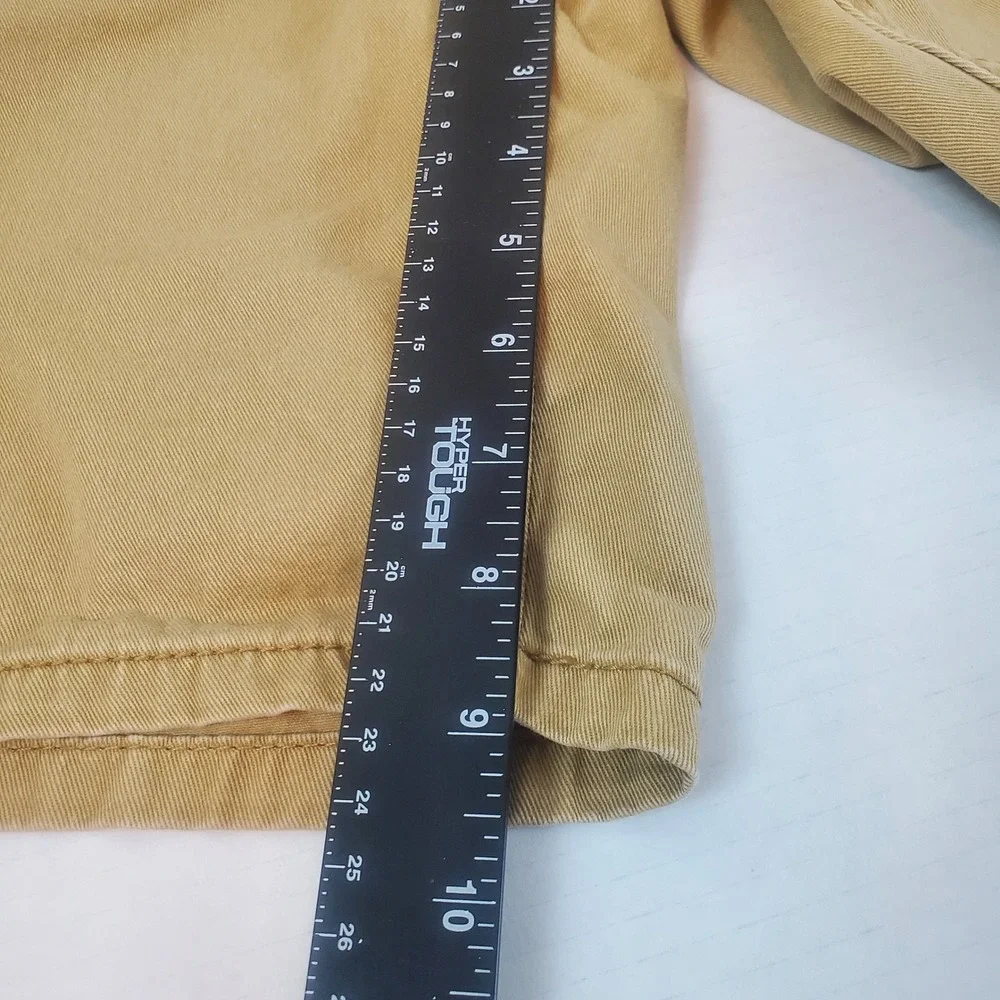Unionbay Mens Khaki Chino Shorts Tan Cotton Twill Size 32